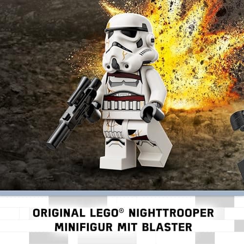 LEGO Star Wars Nighttrooper Figure Set with Blaster Gun and Helmet - Alternative to Battle Pack, Mini Figures, Imperial Night Trooper #1 - Image 4