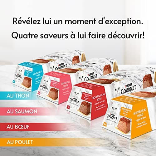 GOURMET Revelations | Cat | Muslin | Salmon | Adult Cat Meal Portions | Box | 4 x 57g - Image 6