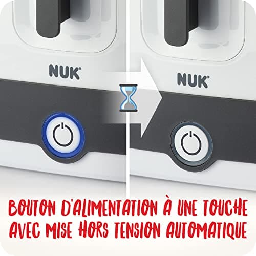 NUK Vario Express Bottle Sterilizer | Steam Sterilises Up to 6 Bottles and Accessories in 6 Minutes | Auto Shut-Off | Removable Basket and Stems | 2 Pin EU Plug - Image 6