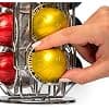 Héra CH0023 - Rotating Rotating Capsule Holder for 20 Nespresso Vertuo Capsules Chrome Steel - Image 6