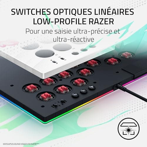 Razer Kitsune 2XKO Edition - Multi-Button Optical Arcade Controller for PS5 and PC - Layout with 4 Precise Motion Buttons - Flat Linear Optical Switches | 2XKO - Image 5