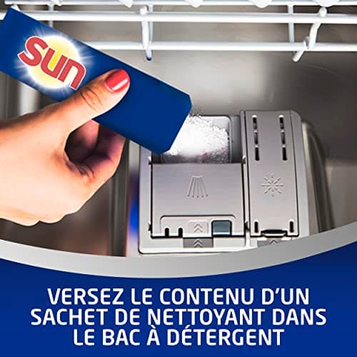 Sun Classic Dishwasher Cleaner 3 Doses Against Limestone and Fat Deposits - Image 6