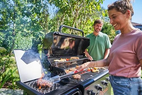Char-Broil Gas2Coal 440 Special Edition Gas and Charcoal Barbecue with Plancha - Image 5