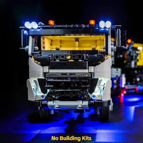 LED Lighting Kit Decorative Lighting Compatible with Lego Volvo FMX 42175 Technic Truck and EC230 Electric Excavator (Not Included) - Image 6