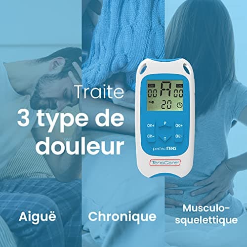 TensCare - Perfect Tens, Pain Relief Device, 16 Modes, Dual Channel, Easy to Use and Effective Therapy for Chronic Pain - Image 8