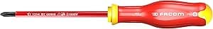 Facom Screwdriver, Red, 10 x 200 mm