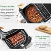 YINGRACE 23 cm Air Fryer Accessories for Russell Hobbs XXL 8L 8.3L, Cecotec 7.6L, COSORI 6L/6.2L/6.4L, 4PCS XXL Air Fryer Mould with Grate, Pizza Tray, Silicone Mould, Baking Paper Air Fryer - Image 6