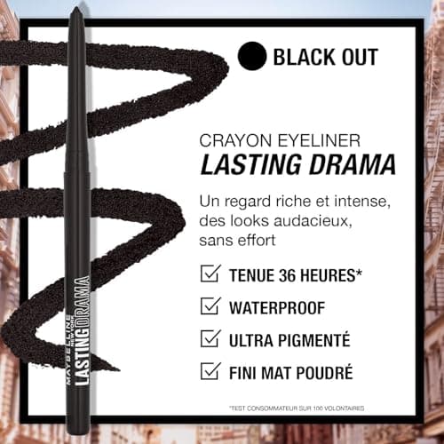 Maybelline New York Lasting Drama Black Out Drama - Image 5