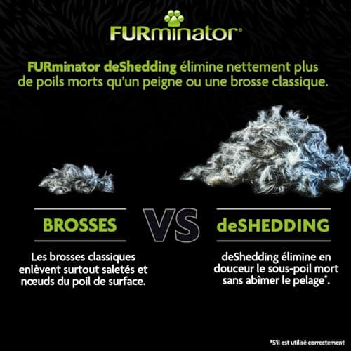 FURMINATOR Medium to Large Short Haired Cat Grooming Tool - M/L Shedding Brush with Ergonomic Handle - Removes 90% of Dead Hair - 1 Click Clean - Recyclable Packaging - Image 5