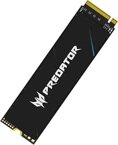 acer Predator GM9000 Gen5 1TB Gaming SSD - Up to 14000MB/s Read - M.2 2280 NVMe PCIe 5.0 with DRAM Cache, Internal Solid State Drive for Laptop and Desktop