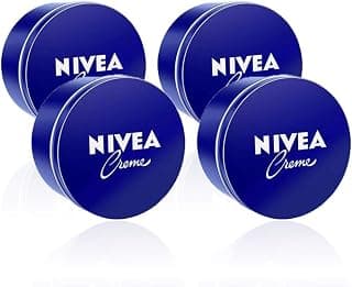 NIVEA Lot de 4 crèmes (4 x 400 ml) - Crème hydratante pour le corps - Crème pour le visage pour toute la famille - Crème universelle pour peaux douces et hydratées - Crème universelle