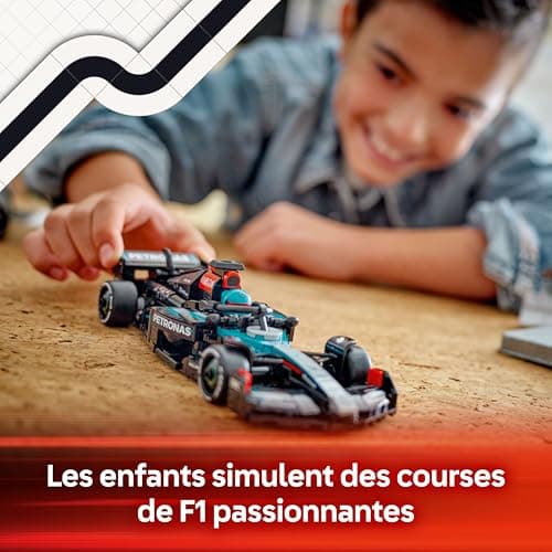 LEGO Speed Champions Voiture F1 Mercedes-AMG W15 - Voiture de Course avec minifigurine Collector de Pilote de Formule 1 - Maquette pour garçons et Filles dès 10 Ans ou Fans de Sport Automobile 77244 - Image 5