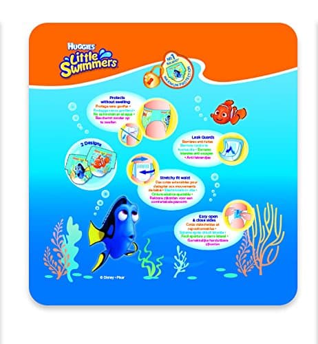 HUGGIES Little Swimmers Size 5-6 (12-18 kg), 1 Pack of 19 Pieces (Packaging May Vary) - Image 8