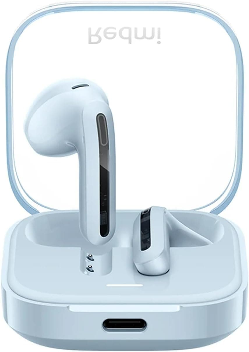 Xiaomi Redmi Buds 6 Active (version globale), écouteurs sans fil, Bluetooth, 13,7 cm, autonomie de la batterie de 30 h, réduction du bruit pour les appels, 5 modes de réglage, étanchéité IPX4, bleu - Image 1