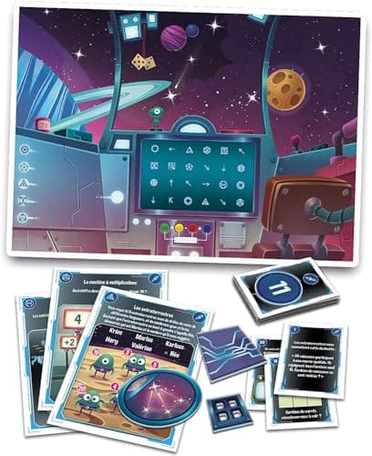Clementoni | Escape Game Child 8+ | Cooperative Educational Board Game | 3 Theme Adventures: Pharaoh's Pyramid, Cursed Castle, Space | Logic Activity | Gift Idea - Image 6