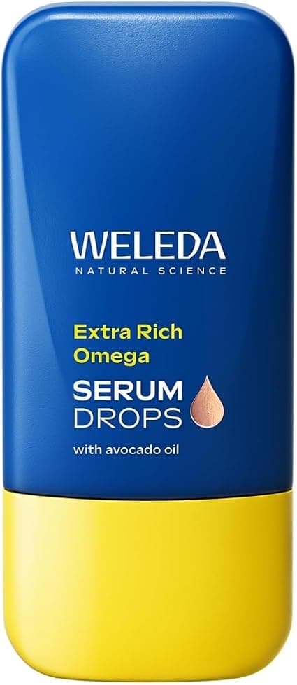 WELEDA - Extra Rich Omega Serum Drops - 30 ml - Personalized face care - Nutrition boost - NATRUE - 30 ml - Image 1