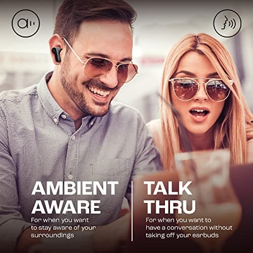 JBL Wave Beam, Écouteurs Intra-Auriculaires sans Fil, Résistance à l'Eau IP54 et IPX2, Appels Mains Libres et Batterie à Autonomie de 32 heures, en Noir - Image 7