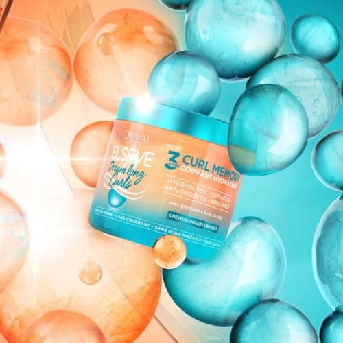 L'ORÉAL PARIS - Curl Memory Curl Definition Styling Jelly - Wavy to Curly Hair - Castor Oil & Vegetable Glycerin - Silicone Free - Elseve Dream Long Curls - 400ml - Image 7