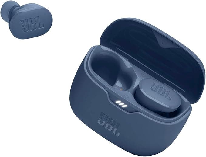 JBL JBL Tune Buds Wireless Earbuds with Noise Cancelling Bluetooth 5.3 Up to 48 Hours Battery Life Fast Charge JBL Pure Bass Sound Blue