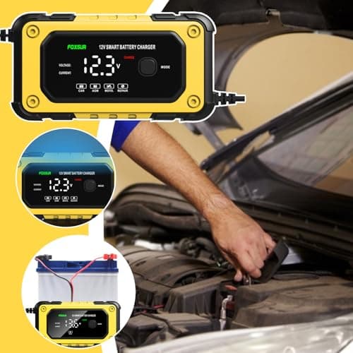 Car Battery Starter, Portable Battery Booster with LCD - Powerful 12V Equipment for Automobiles, Trucks and Road Emergency - Image 3