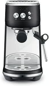 Sage - The Bambino - Compact Coffee Machine with Automatic Milk Frother - Black Truffle
