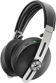 Momentum 3 Wireless Headphones with Noise Cancelling and Auto On/Off, Smart Pause Function and Smart Control App