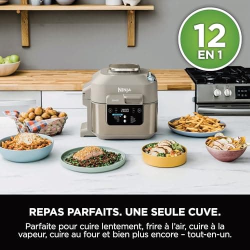 Ninja Speedi 10-in-1 Quick Cooker, Air Fryer, Air Fryer and Multicooker, 5.7L, Meals for 4 in 15 Minutes, Steam, Grill, Bake, Roast, Sear, Stew and More, Stone Gold, ON500EUSTGD - Image 4