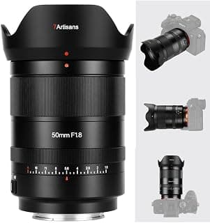 AF 50mm F1.8 FE STM Lens for Sony E Series A6000 A7 and NEX Mirrorless Cameras, Full Format, Large Aperture, Supports Eye AF Face Detection.
