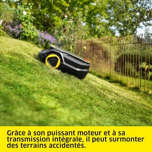 Kärcher RCX 4 robot lawnmower without bounding cable, mowing area: 1500 m², up to 60% gradient, all-wheel drive, hedgehog detection, GPS + RTK + camera - Image 3