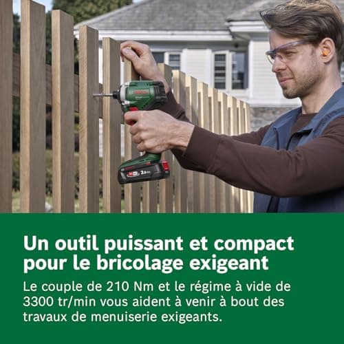 Bosch 18V System cordless impact driver UniversalImpactDrive 18V-210 (powerful and compact impact driver for woodworking) - Image 5
