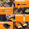 Accessoires Airfryer pour Philips Airfryer Dual Basket 3000 Series - Air Fryer Accessories Comprend un moule en silicone, une grille, des moules à pain, des pinces de cuisine, un spray d'huile, etc - Image 6