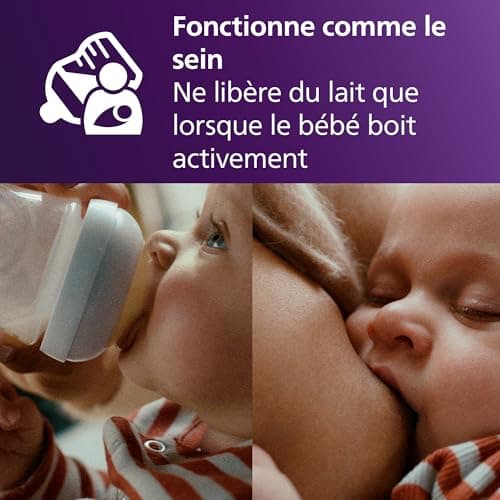 Philips Avent Biberon Natural Response 330 ml à débit 4 (3 mois et plus), SCY906/11 - Image 5