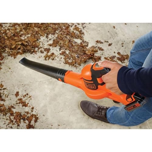 BLACK+DECKER Leaf Blower with PowerCommand Lithium Battery Technology, Blow Speed 209 km/h, Ergonomic Handle 18 V, GWC1820PCB-XJ, Without Battery - Image 7