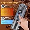 2 in 1 Portable Coffee Maker with 7650mAh Battery, Hot/Cold Extraction, for Nespresso Capsules and Ground Coffee, Portable Coffee Maker for Office and Camping (Grey) - Image 8