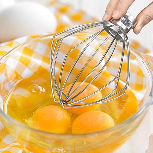 Gdrtwwh Metal Whisk for KitchenAid Tilt Head Blender, Egg Cream Stirrer, Stainless Steel Mayonnaise Whisk (Replaces K45WW) - Image 7