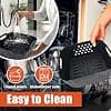 2 Pieces Extra High Silicone Air Fryer Mould for NINJA Air Fryer Oil Free Ninja Double Stack 7.6L SL300EU, Reusable Ninja Airfryer Accessories Dish Silicone for SL300EU - Image 8