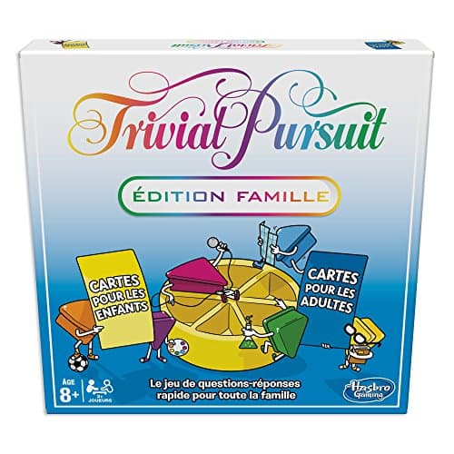 Jeu de Plateau Trivial Pursuit : édition familiale, Jeux-questionnaires pour Adultes et Enfants, Jeux de société familiaux pour Les Enfants, 2 Joueurs ou Plus, dès 8 Ans - Image 3