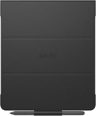 New Amazon Kindle Scribe Leather Folio Cover with Magnetic Attach, Sleek Protective Case – Plant-Based Cover