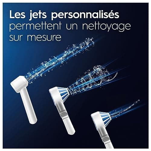 Oral-B Oral Health Center Pro Series Electric Water Flosser and Toothbrush, Dental Jet, 1 Oxyjet Cannula, 1 Cannula Water Jet, 4 Water Jets and 5 Presses, 2 Brushes, Rechargeable - Image 6