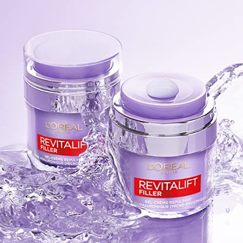 L'Oréal Paris – Plumping Gel Cream – Moisturising & Anti-Ageing Care – With Hyaluronic Acid, Ceramides, Niacinamide & Glycerin – For All Skin Types – Revitalift Filler – 50 ml - Image 8