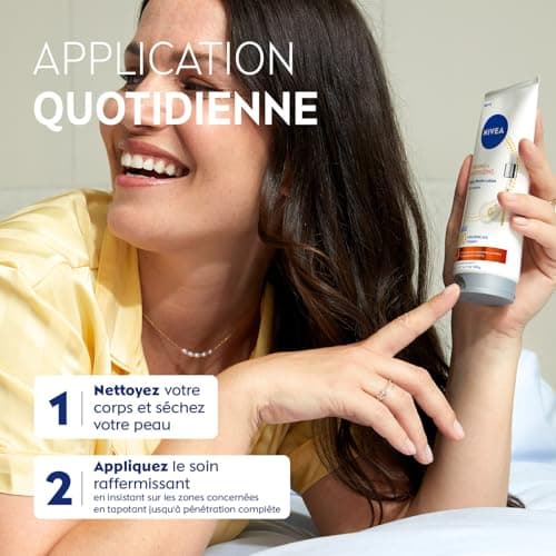 NIVEA Q10 - Serum Lait Corps Hydratant - Raffermit en 7 Jours & Revitalise la Peau - Q10, Acide Hyaluronique & Vitamine C - Texture Légère & Non Grasse - Tous Types de Peaux - 200 ml - Image 5