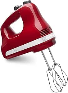 KitchenAid KHM512ER 5-Speed Ultra Power Hand Mixer, Empire Red KitchenAid