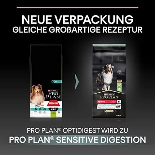 PURINA PRO PLAN | Sensitive Digestion | Complete Dry Food for Medium Adult Dogs | Promotes a Healthy Digestive System | Rich in Lamb | Dry Food | Bag | Pack of 4 x 3 kg - Image 6