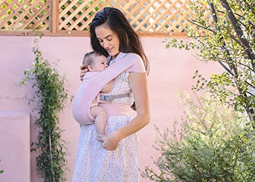 Ergobaby Embrace Baby Carrier Physiological and Ergonomic Extremely Soft, Blush Pink - Image 8