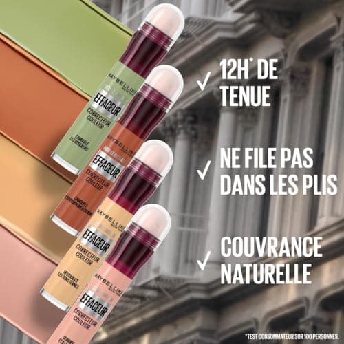 Maybelline New York - Concealer / Fluid Corrector - Instant Anti-Age Eraser - Shade : Neutralising Yellow (06) - 5 ml - Image 6
