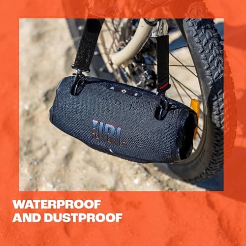 JBL Xtreme 4, Enceinte Portable Bluetooth avec Son JBL Pro, jusqu'à 24h d'autonomie, Recharge Rapide, Étanche Indice IP67, bandoulière Incluse sans Adaptateur PD, au Motif camouflé - Image 6