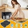 2 Pieces Silicone Air Fryer Mould for Moulinex Easy Fry Dual EZ9018 5.2/3.1L, Air Fryer Accessories for Philips Dual Basket Airfryer Series 3000, Reusable Airfryer Mould Dish (9018) - Image 6
