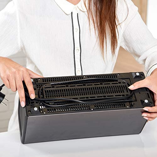 BLACK+DECKER BXTO1000E - Toaster 1000W, extra long slot, 3 functions, 7 browning levels, STOP function, crumb collector, stainless steel - Image 10
