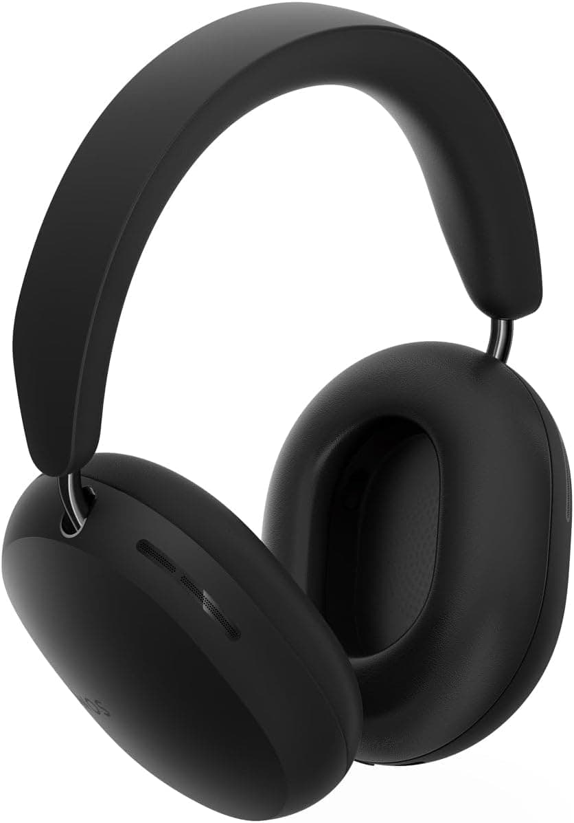 Sonos Ace - Casque Bluetooth sans Fil avec Réduction Active de Bruit - Jusqu'à 30 Heures d'autonomie - Audio Spatial - Suivi Dynamique des mouvements de la tête Dolby - Noir