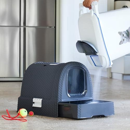 Curver 198846 Toilet House, Recycled Plastic, Anthracite - Image 8